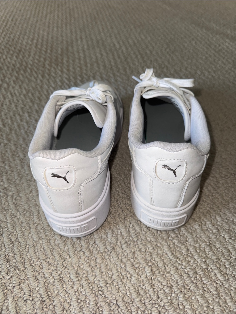 Puma Women's White Low-Top Platform Sneakers - Picture 3 of 8